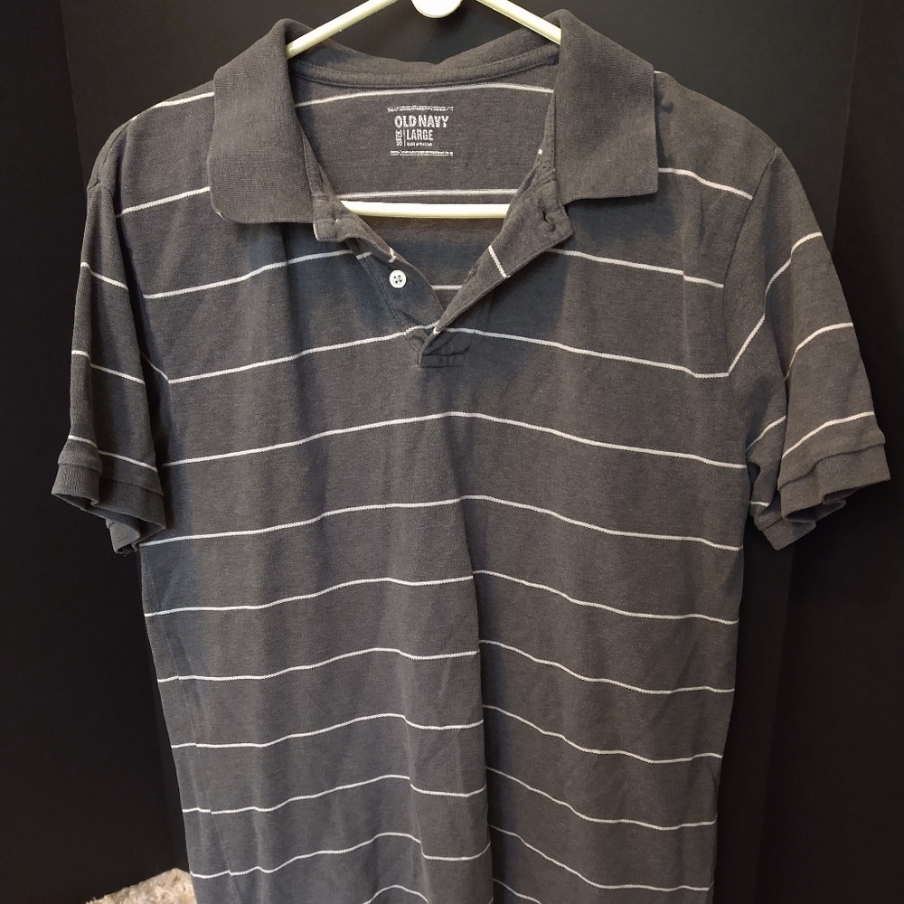 Grey old navy men's polo
